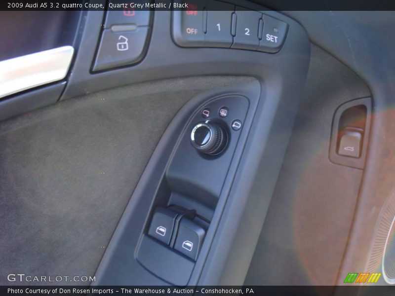 Quartz Grey Metallic / Black 2009 Audi A5 3.2 quattro Coupe