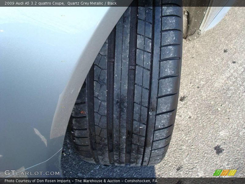 Quartz Grey Metallic / Black 2009 Audi A5 3.2 quattro Coupe