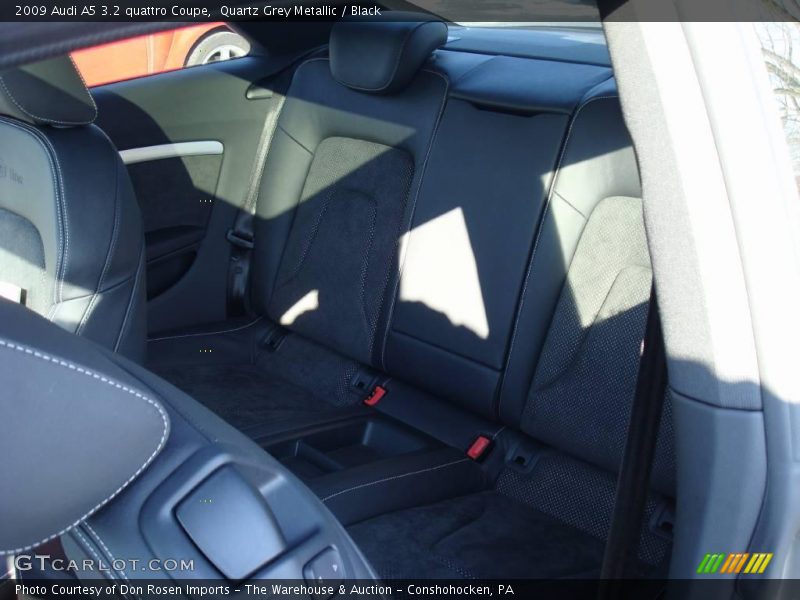 Quartz Grey Metallic / Black 2009 Audi A5 3.2 quattro Coupe