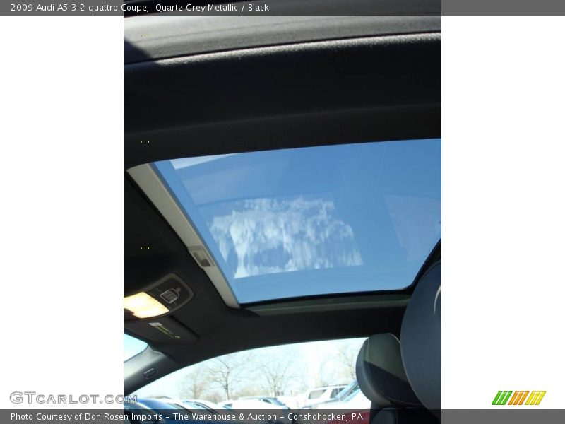 Quartz Grey Metallic / Black 2009 Audi A5 3.2 quattro Coupe