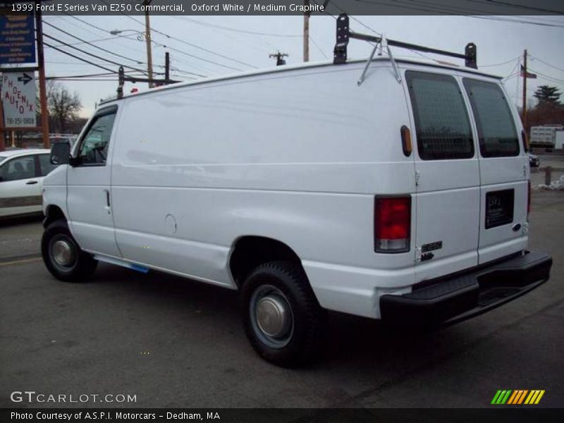 Oxford White / Medium Graphite 1999 Ford E Series Van E250 Commercial