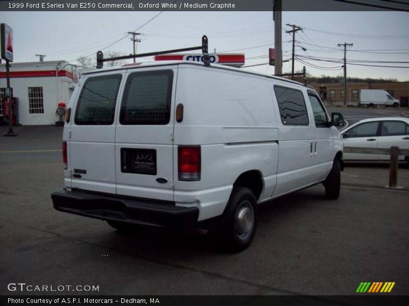 Oxford White / Medium Graphite 1999 Ford E Series Van E250 Commercial