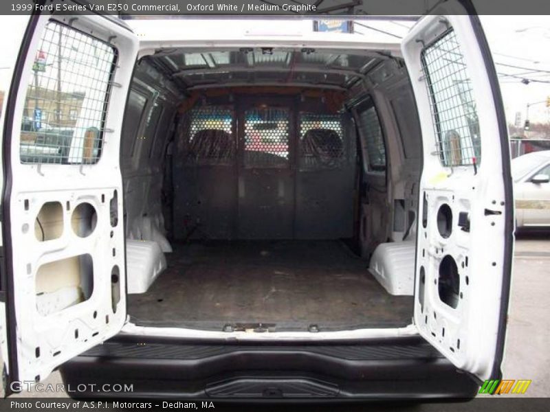 Oxford White / Medium Graphite 1999 Ford E Series Van E250 Commercial