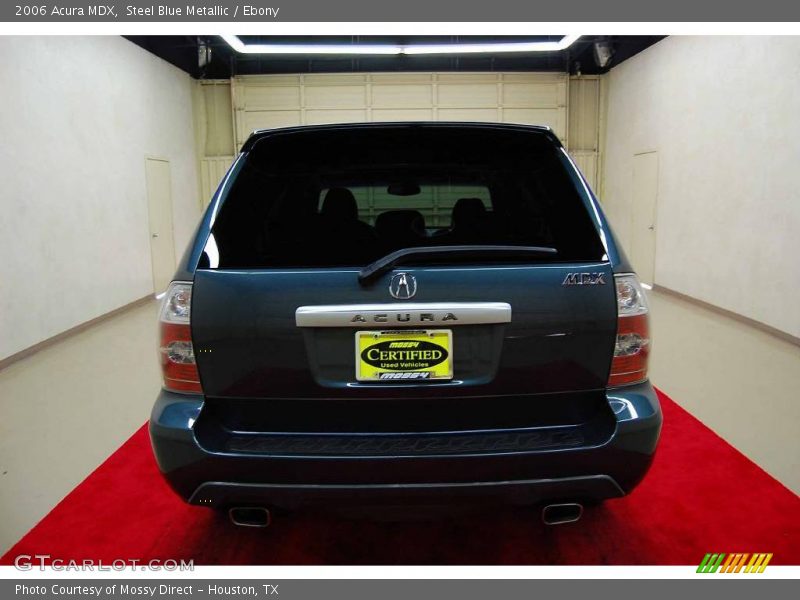 Steel Blue Metallic / Ebony 2006 Acura MDX