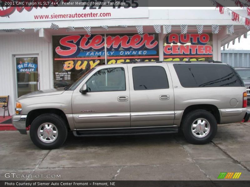 Pewter Metallic / Neutral Tan/Shale 2001 GMC Yukon XL SLT 4x4