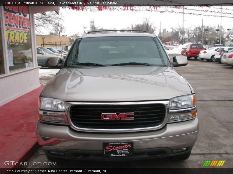 Pewter Metallic / Neutral Tan/Shale 2001 GMC Yukon XL SLT 4x4