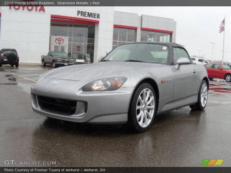 Silverstone Metallic / Red 2006 Honda S2000 Roadster