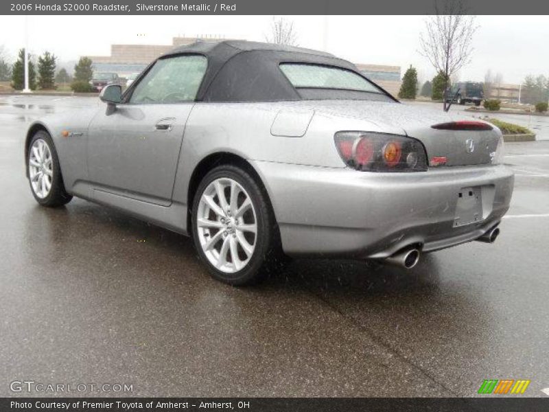 Silverstone Metallic / Red 2006 Honda S2000 Roadster