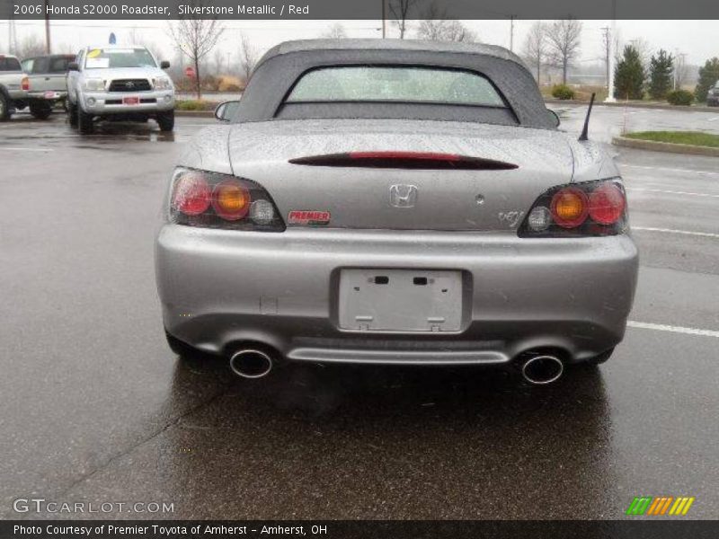 Silverstone Metallic / Red 2006 Honda S2000 Roadster