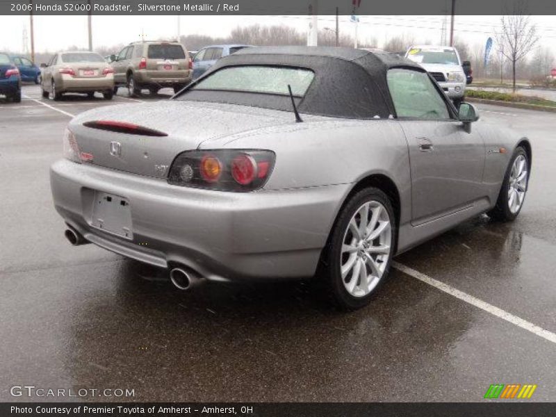 Silverstone Metallic / Red 2006 Honda S2000 Roadster