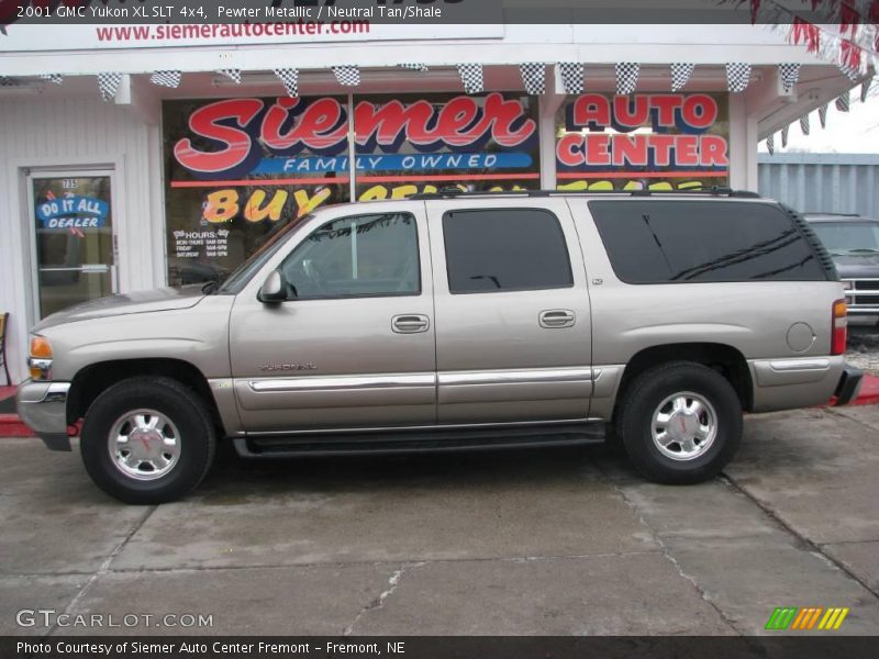 Pewter Metallic / Neutral Tan/Shale 2001 GMC Yukon XL SLT 4x4