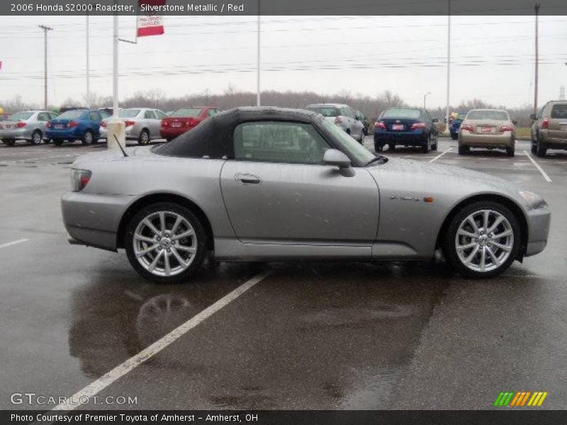 Silverstone Metallic / Red 2006 Honda S2000 Roadster