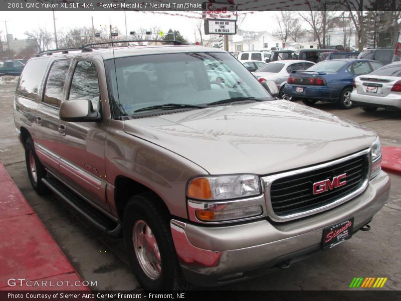 Pewter Metallic / Neutral Tan/Shale 2001 GMC Yukon XL SLT 4x4