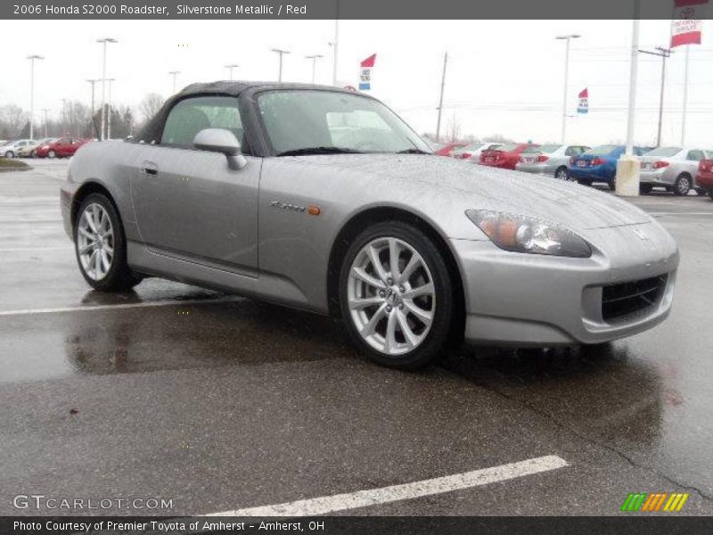 Silverstone Metallic / Red 2006 Honda S2000 Roadster