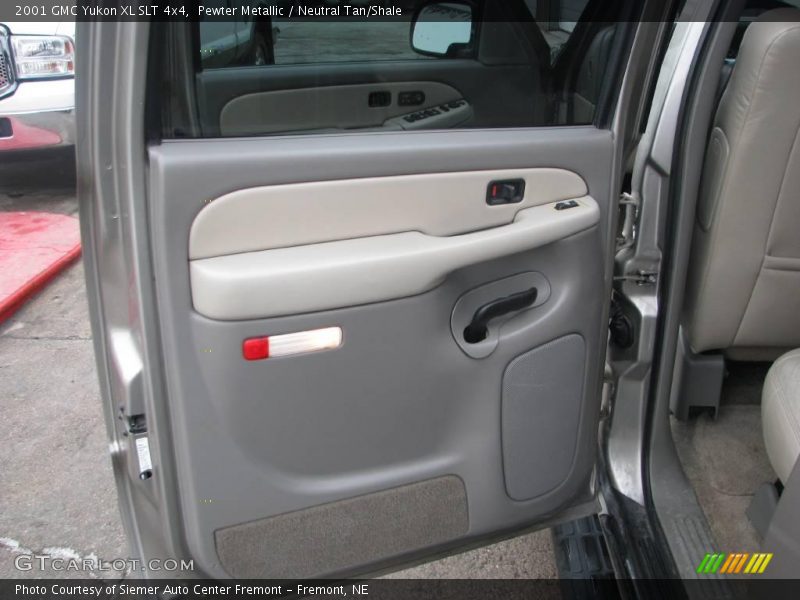 Pewter Metallic / Neutral Tan/Shale 2001 GMC Yukon XL SLT 4x4