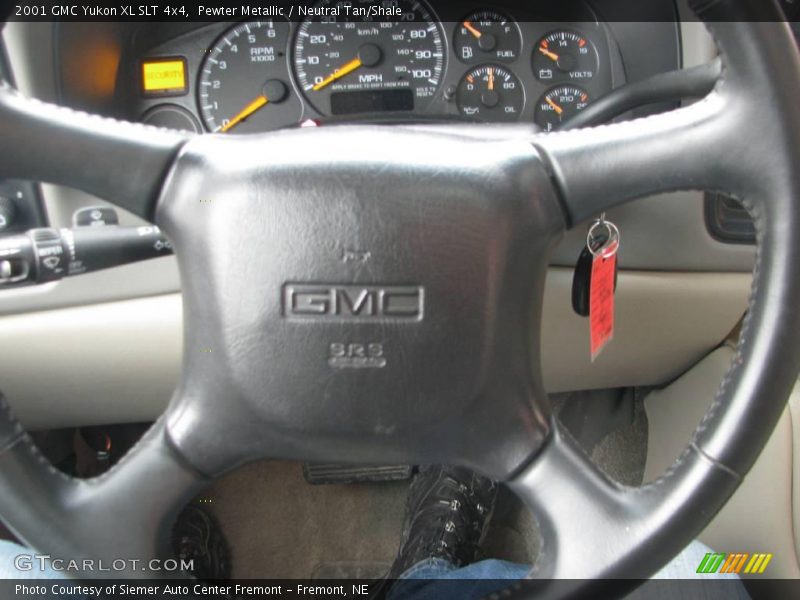 Pewter Metallic / Neutral Tan/Shale 2001 GMC Yukon XL SLT 4x4