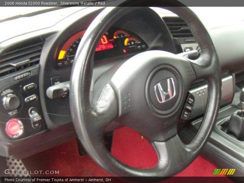 Silverstone Metallic / Red 2006 Honda S2000 Roadster