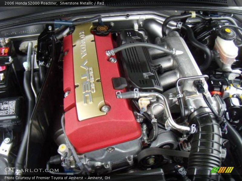 Silverstone Metallic / Red 2006 Honda S2000 Roadster