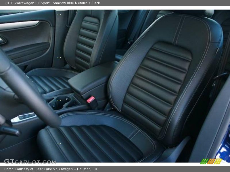 Shadow Blue Metallic / Black 2010 Volkswagen CC Sport