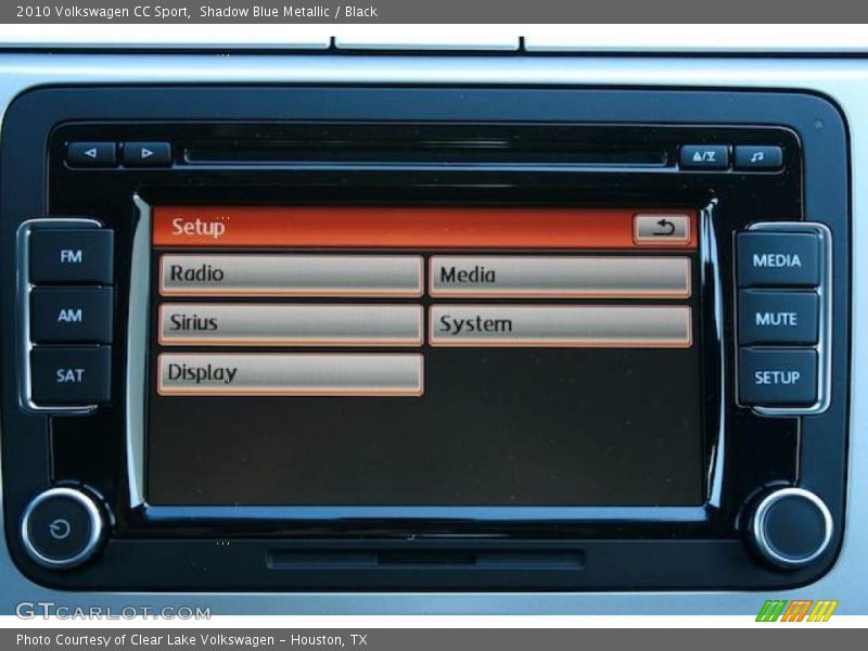 Shadow Blue Metallic / Black 2010 Volkswagen CC Sport