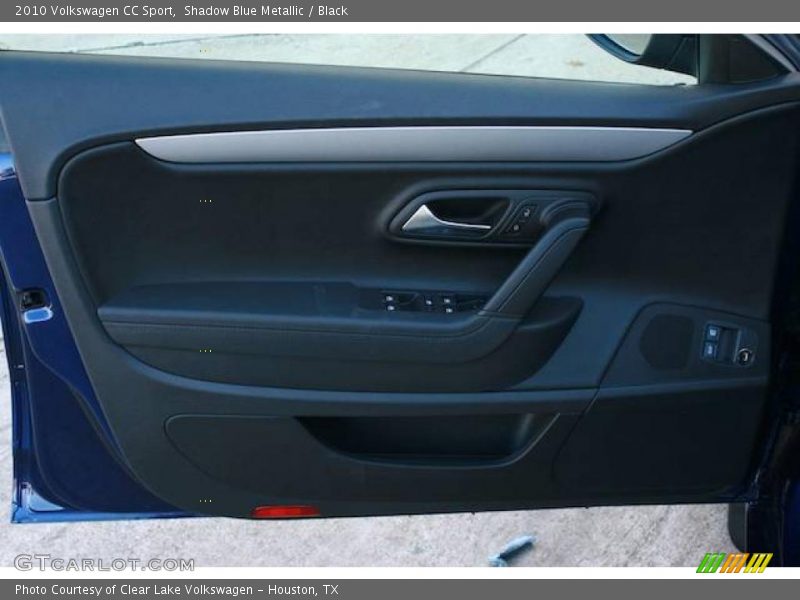 Shadow Blue Metallic / Black 2010 Volkswagen CC Sport
