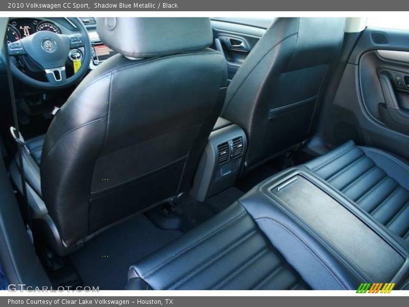 Shadow Blue Metallic / Black 2010 Volkswagen CC Sport
