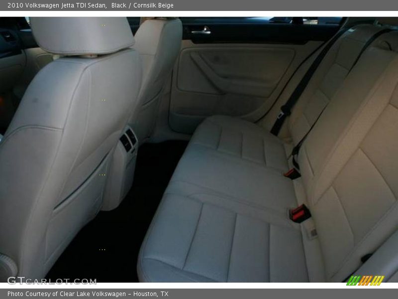 Black / Cornsilk Beige 2010 Volkswagen Jetta TDI Sedan