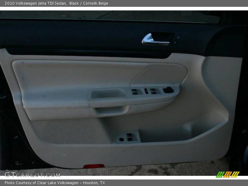 Black / Cornsilk Beige 2010 Volkswagen Jetta TDI Sedan