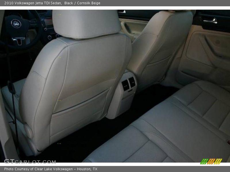 Black / Cornsilk Beige 2010 Volkswagen Jetta TDI Sedan