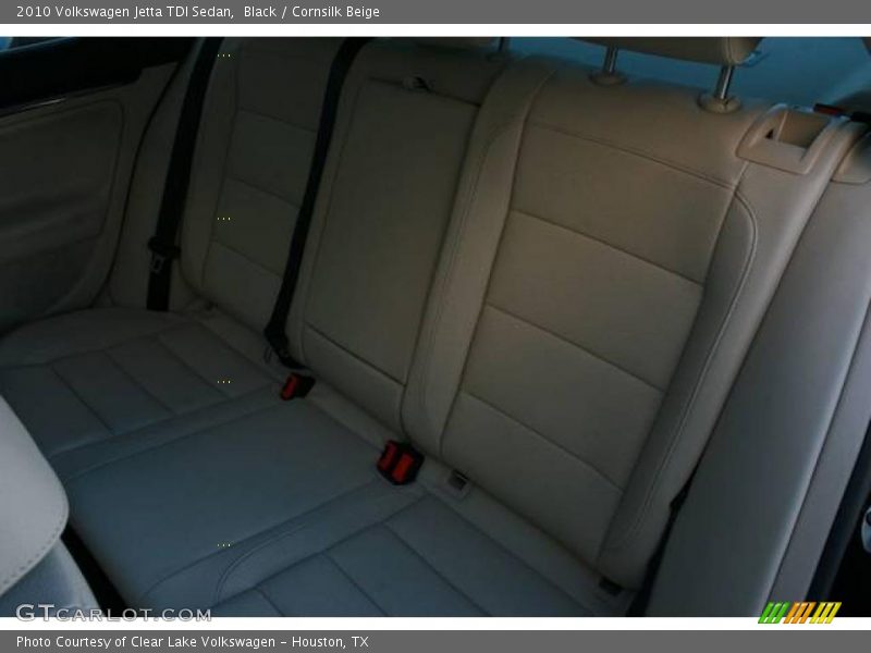 Black / Cornsilk Beige 2010 Volkswagen Jetta TDI Sedan