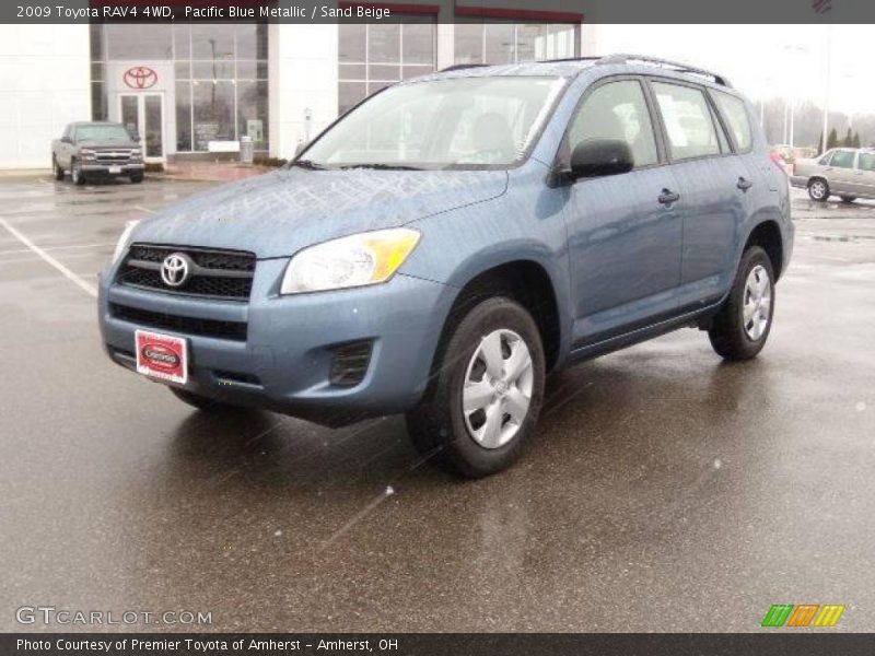 Pacific Blue Metallic / Sand Beige 2009 Toyota RAV4 4WD