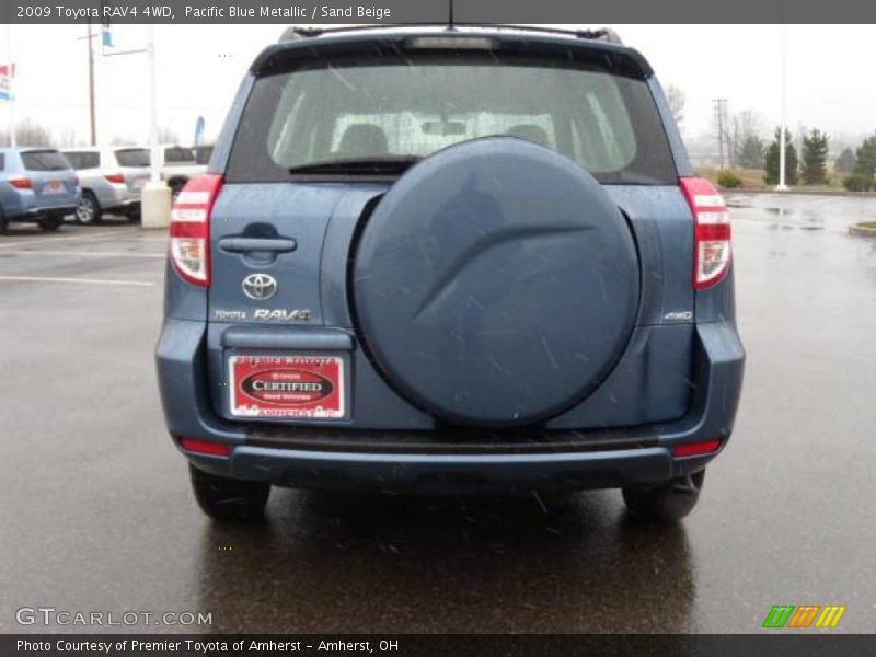 Pacific Blue Metallic / Sand Beige 2009 Toyota RAV4 4WD