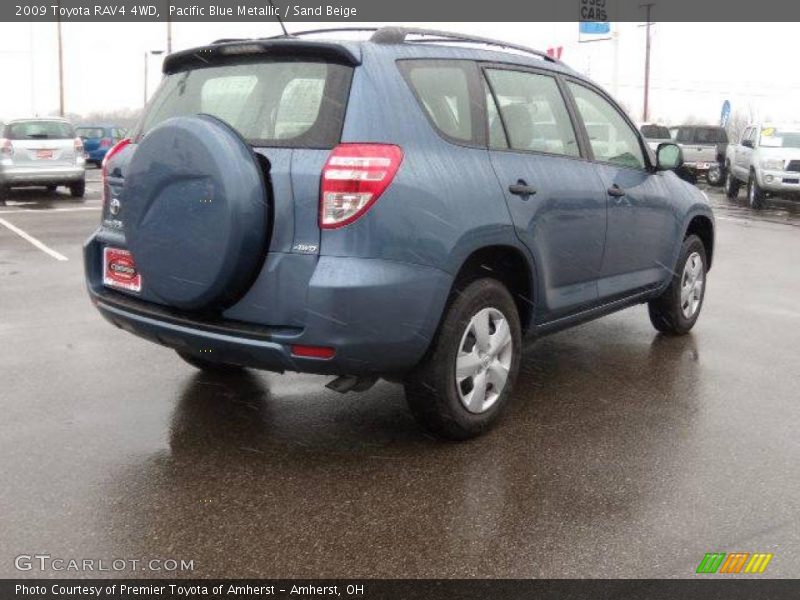 Pacific Blue Metallic / Sand Beige 2009 Toyota RAV4 4WD