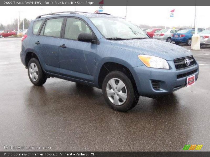 Pacific Blue Metallic / Sand Beige 2009 Toyota RAV4 4WD