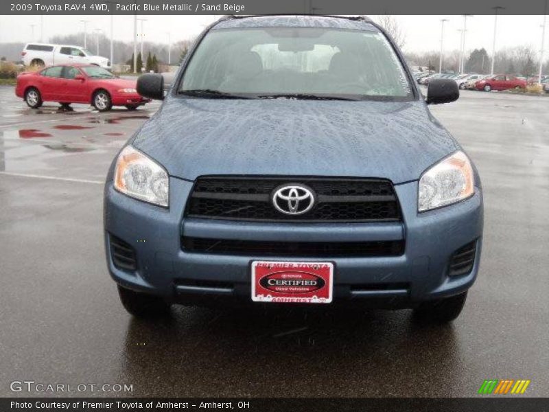 Pacific Blue Metallic / Sand Beige 2009 Toyota RAV4 4WD