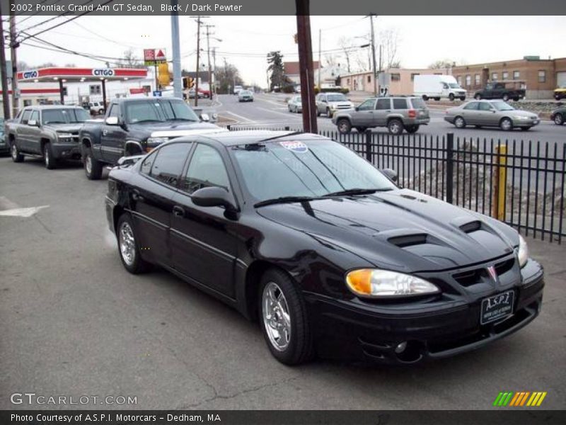 Black / Dark Pewter 2002 Pontiac Grand Am GT Sedan