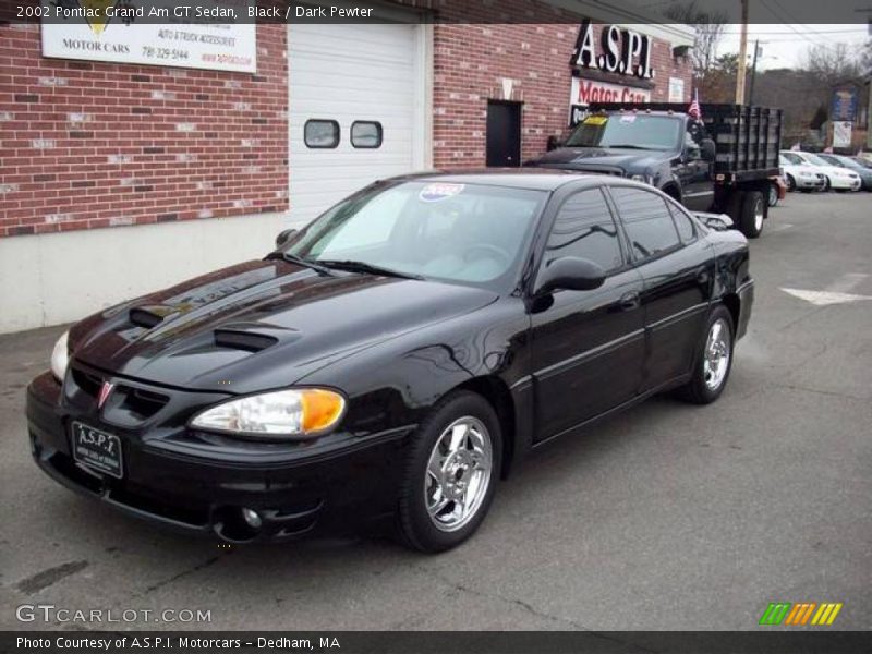 Black / Dark Pewter 2002 Pontiac Grand Am GT Sedan