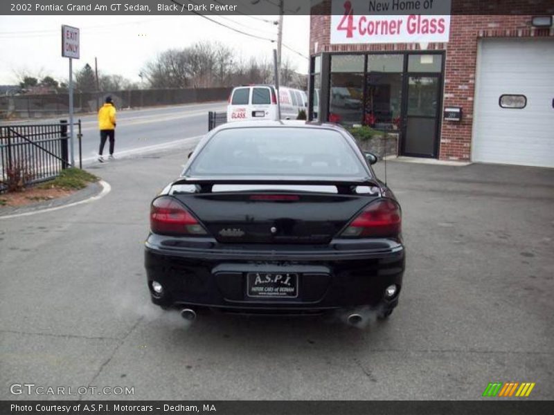 Black / Dark Pewter 2002 Pontiac Grand Am GT Sedan