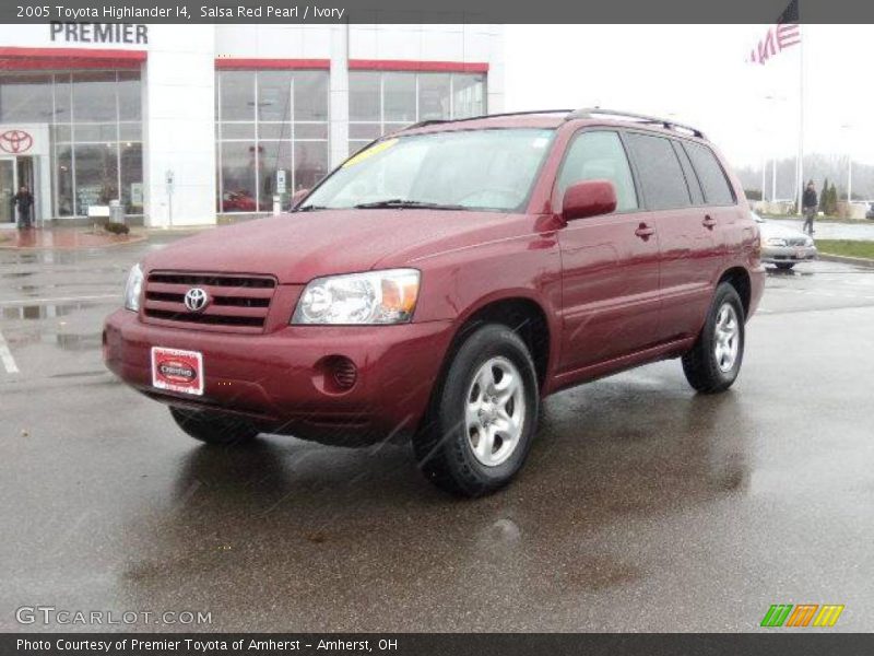 Salsa Red Pearl / Ivory 2005 Toyota Highlander I4