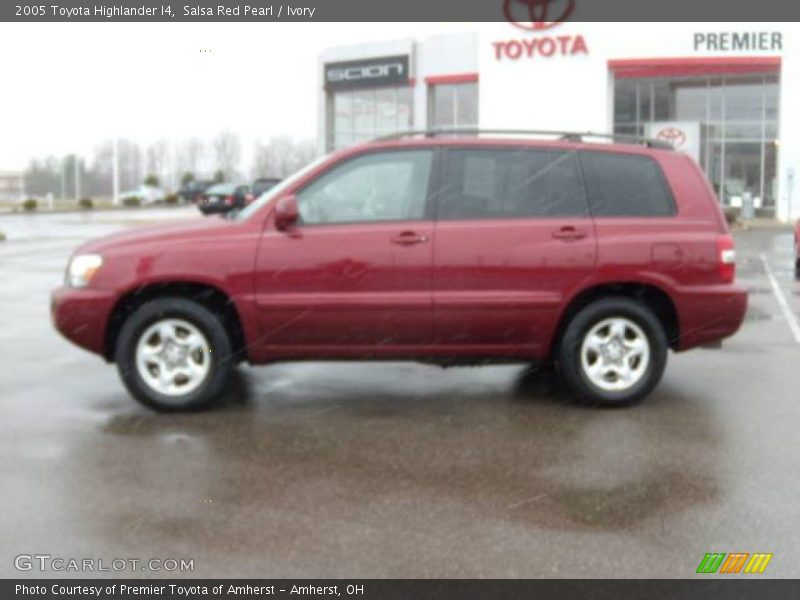 Salsa Red Pearl / Ivory 2005 Toyota Highlander I4