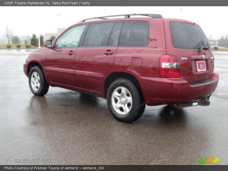 Salsa Red Pearl / Ivory 2005 Toyota Highlander I4