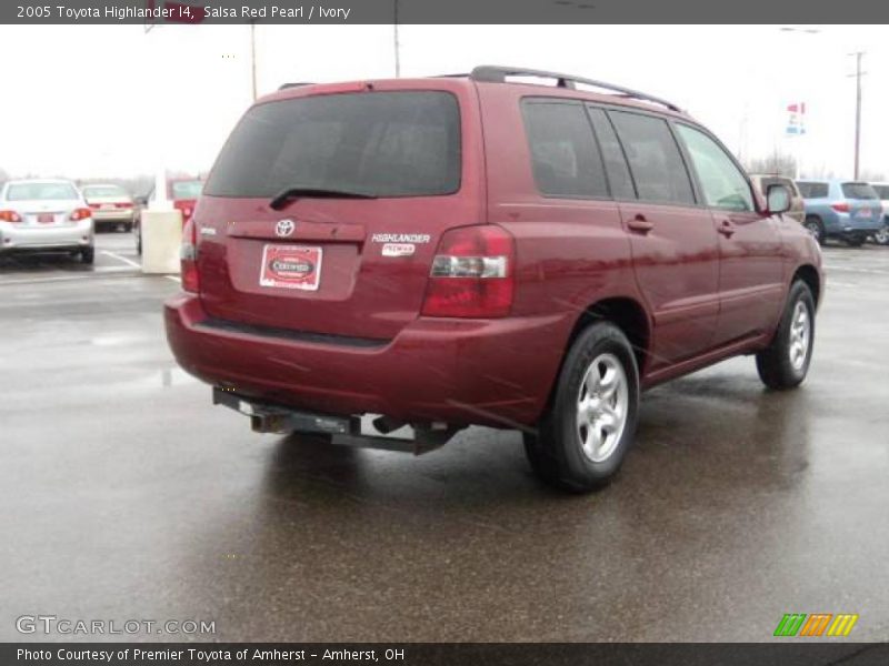 Salsa Red Pearl / Ivory 2005 Toyota Highlander I4