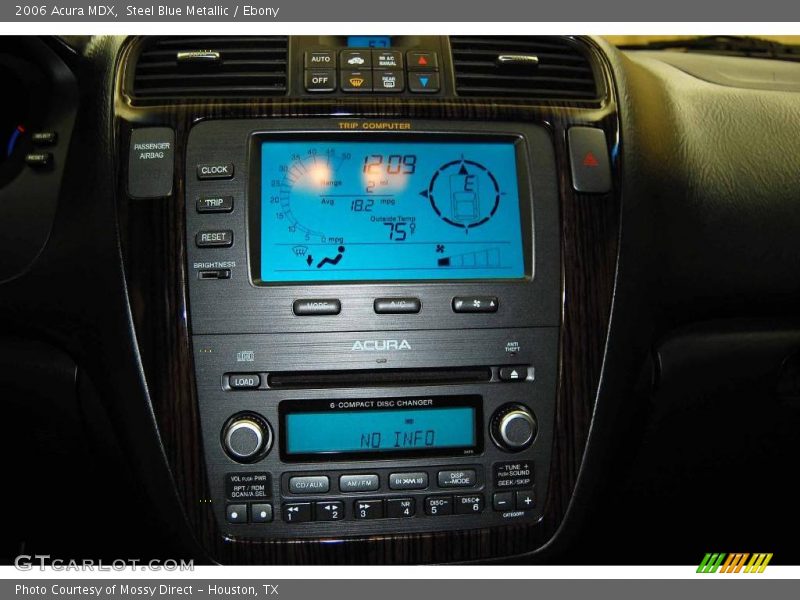 Steel Blue Metallic / Ebony 2006 Acura MDX