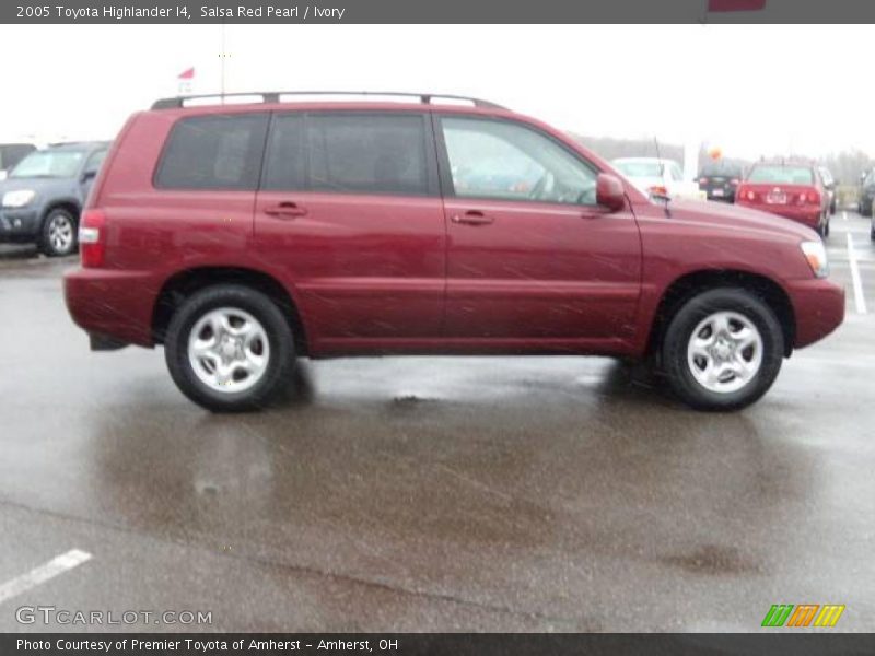 Salsa Red Pearl / Ivory 2005 Toyota Highlander I4
