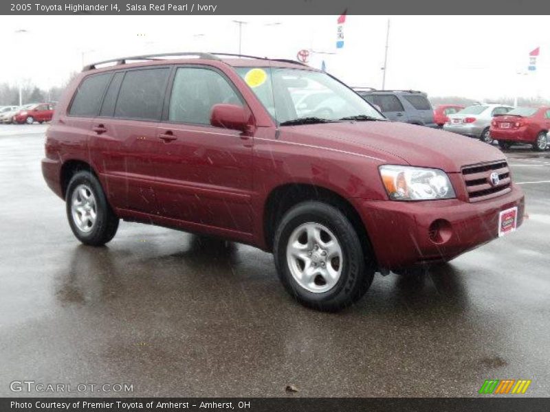 Salsa Red Pearl / Ivory 2005 Toyota Highlander I4