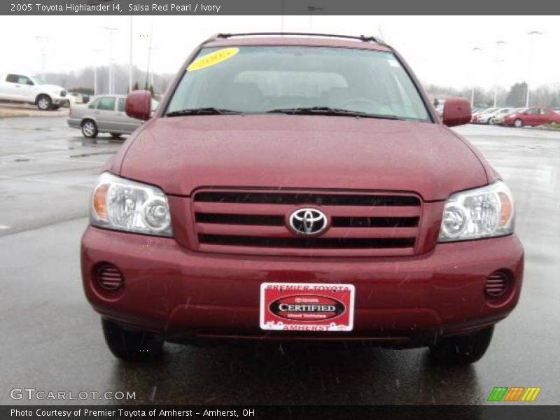 Salsa Red Pearl / Ivory 2005 Toyota Highlander I4