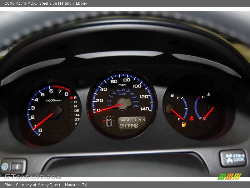 Steel Blue Metallic / Ebony 2006 Acura MDX