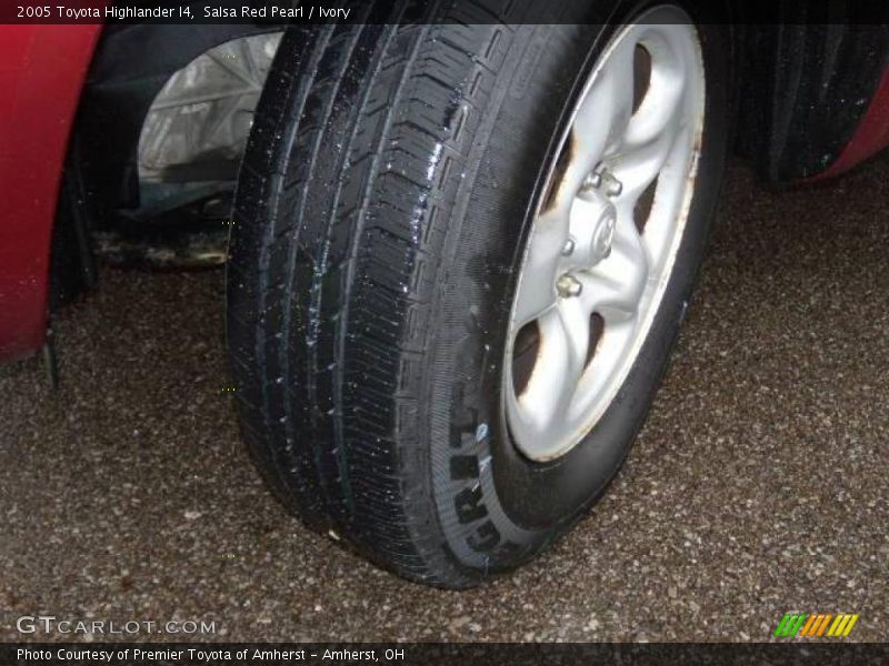 Salsa Red Pearl / Ivory 2005 Toyota Highlander I4