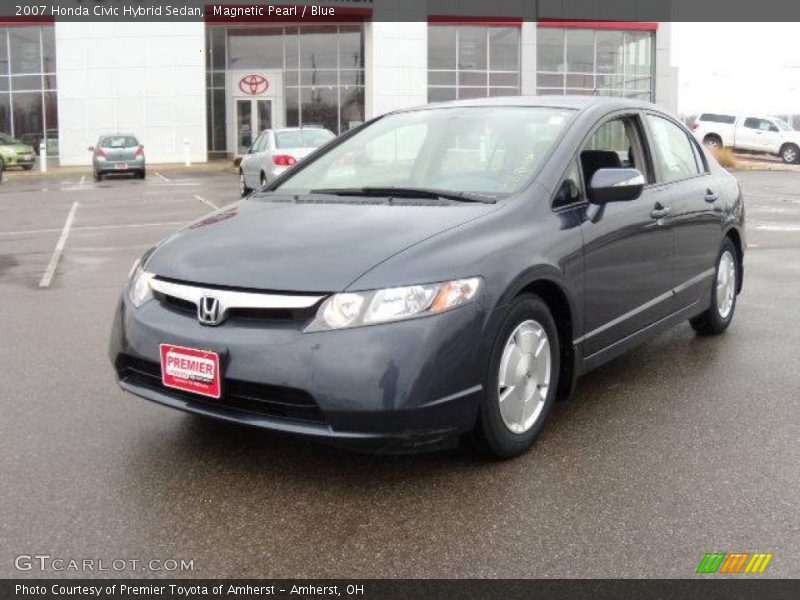 Magnetic Pearl / Blue 2007 Honda Civic Hybrid Sedan