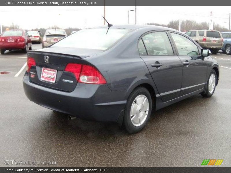 Magnetic Pearl / Blue 2007 Honda Civic Hybrid Sedan